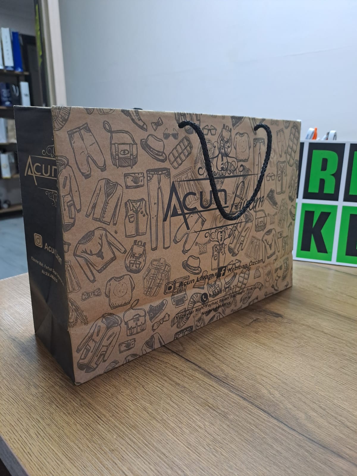 Baskılı Karton Çanta - 14